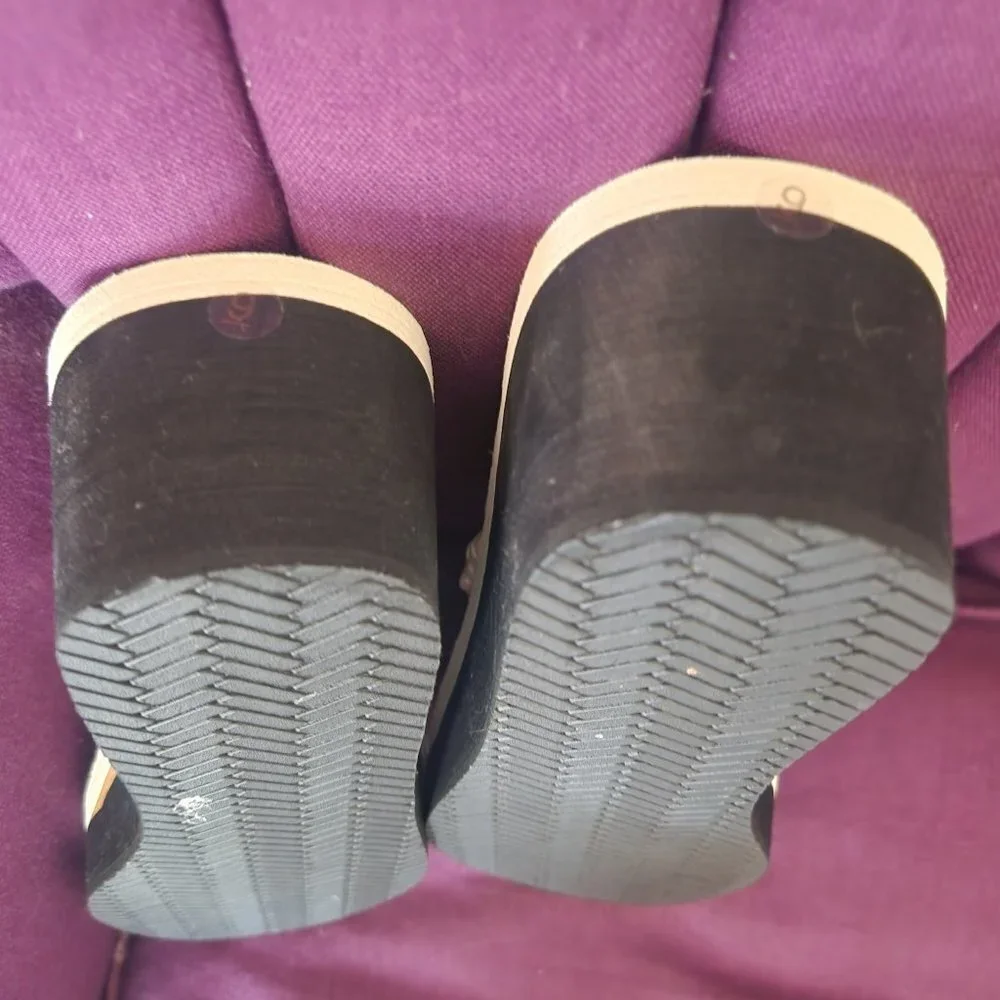 Malida Wedge Sandals NWOT Sz 9 - Picture 4 of 9